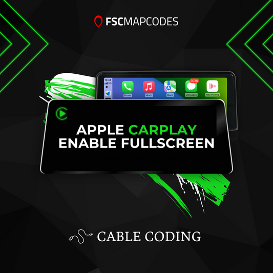 bmw apple CarPlay fullscreen coding
